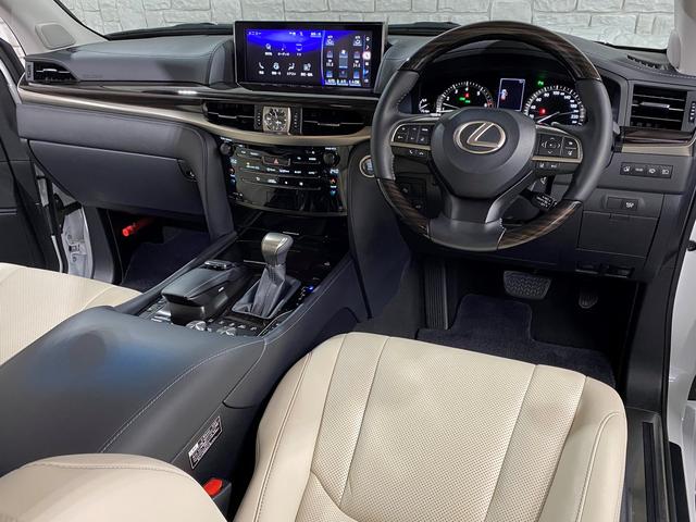 LX570 H30年10月登録後期モデル 後期専用5人乗り 走行6000キロ モデリスタエアロ オプション21AW セミアニリン白本革ベンチレーター サンルーフ 電動バックゲート COOLBOX ETC2.0(14枚目)