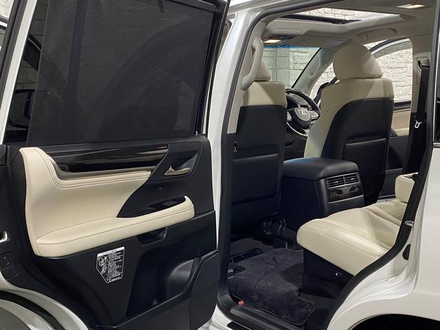 LX570 H30年10月登録後期モデル 後期専用5人乗り 走行6000キロ モデリスタエアロ オプション21AW セミアニリン白本革ベンチレーター サンルーフ 電動バックゲート COOLBOX ETC2.0(73枚目)