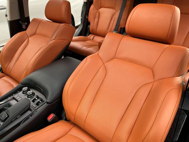 LX570 モデリスタエアロKIT モデリスタスポーツマフラー オプション21インチAW レクサスセーフティシステム 本革ベンチレーター サンルーフ 電動格納サードシート 電動バックゲート 冷蔵庫 ETC2.0(63枚目)