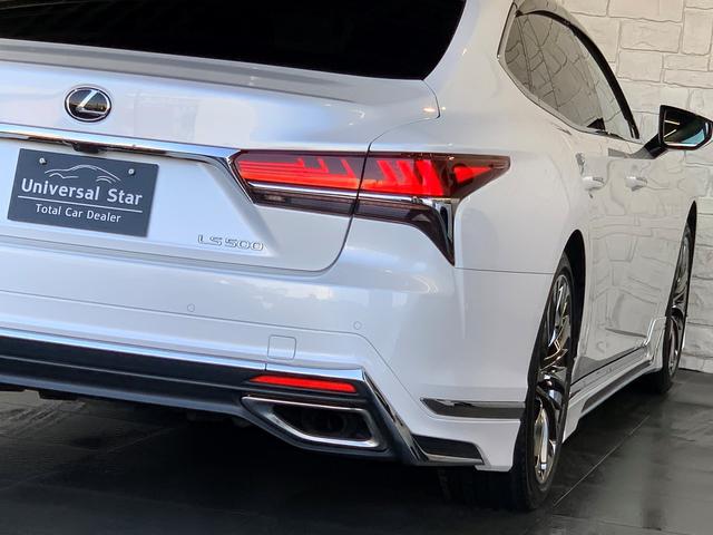 LS500 バージョンL レクサスセーフティプラス モデリスタフルエアロ 純正OP20AW マークレビンソンサウンド デジタルインナーミラー 本革 サンルーフ 360度パノラマカメラ ETC2.0 純正ドラレコ パワートランク(47枚目)