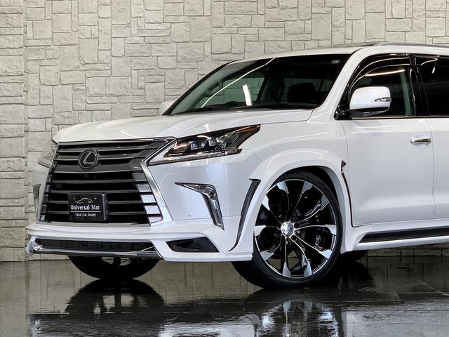 ＬＸ５７０　ＬＥＸＵＳセーフティシステム／Ｒエンターテイメントシステム／８人乗／新品制作ＷＡＬＤコンプリート／新品ＷＡＬＤエアロ／新品ＷＡＬＤ新作２４インチＡＷ／黒本革／サンルーフ／３６０度パノラマカメラ／ＥＴＣ(36枚目)