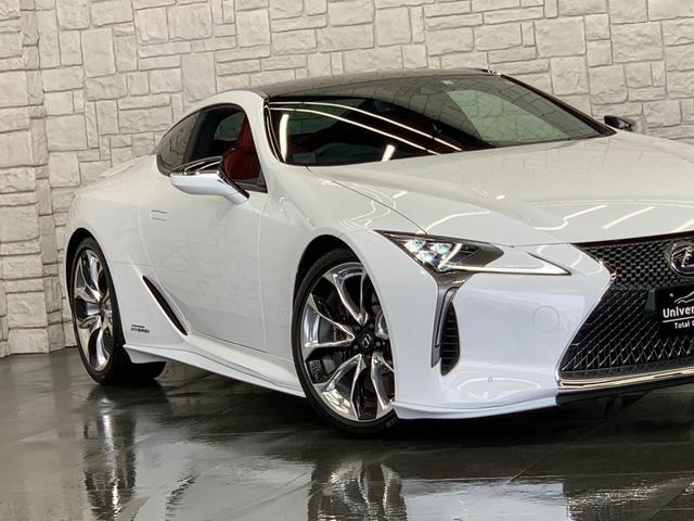 ＬＣ ＬＣ５００ｈ　Ｓパッケージ　走行７１００キロ／１オーナー／禁煙／ＬＥＸＵＳセーフティシステム＋／寒冷地仕様車／ＴＲＤエアロ／ＴＲＤウイング／アルカンターラ＋本革シート／ＣＦＲＰルーフ／ＯＰ鍛造２１ＡＷ／ＬＥＤヘッド／ＥＴＣ２．０（40枚目）