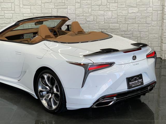 ＬＣ ＬＣ５００　コンバーチブル　ＬＥＸＵＳセーフティシステム／１オーナー車／禁煙車／屋内保管車／ＴＲＤコンプリート車／ＢＬＩＴＺスピードジャンパー／純正ＯＰプレミアムエンジンスターター／純正ドラレコ／本革シート／ＨＵＤ／ＥＴＣ２．０（53枚目）