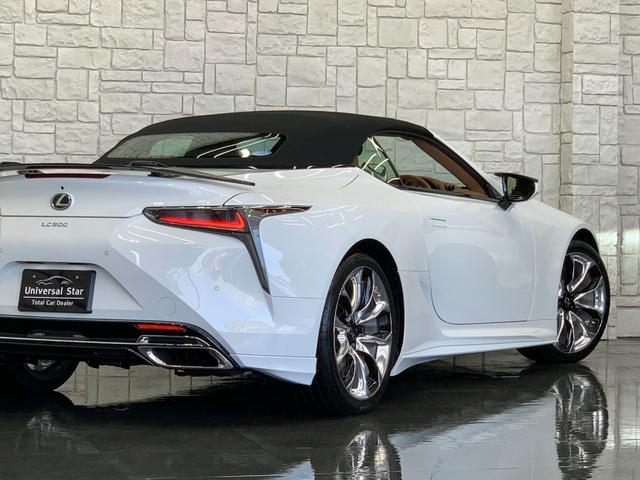 ＬＣ ＬＣ５００　コンバーチブル　ＬＥＸＵＳセーフティシステム／１オーナー車／禁煙車／屋内保管車／ＴＲＤコンプリート車／ＢＬＩＴＺスピードジャンパー／純正ＯＰプレミアムエンジンスターター／純正ドラレコ／本革シート／ＨＵＤ／ＥＴＣ２．０（58枚目）