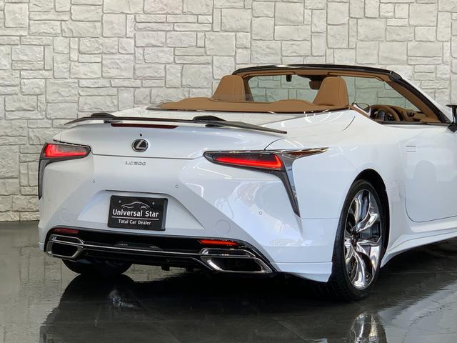 ＬＣ ＬＣ５００　コンバーチブル　ＬＥＸＵＳセーフティシステム／１オーナー車／禁煙車／屋内保管車／ＴＲＤコンプリート車／ＢＬＩＴＺスピードジャンパー／純正ＯＰプレミアムエンジンスターター／純正ドラレコ／本革シート／ＨＵＤ／ＥＴＣ２．０（64枚目）