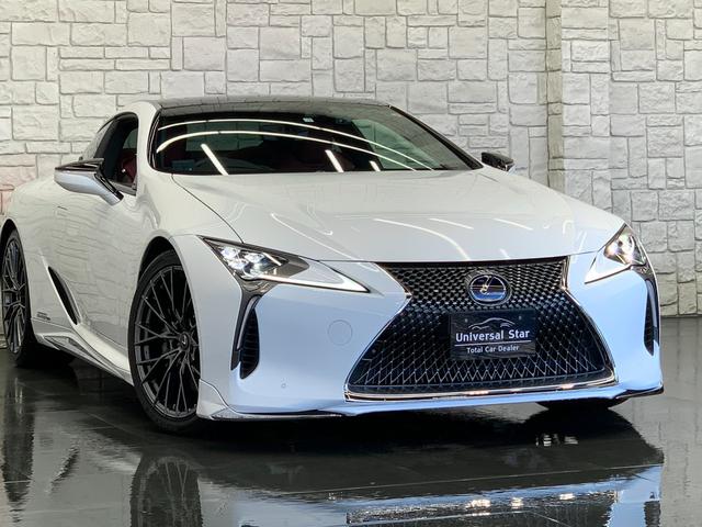 ＬＣ５００ｈ　Ｌパッケージ　ＬＥＸＵＳセーフティシステム＋／１オーナー／禁煙車／屋内保管車／モデリスタエアロ／ＴＲＤリアウイング／弊社オリジナル２１インチＡＷ／フレアレッド本革シート／ＨＵＤヘッドアップディスプレイ／ＥＴＣ２．０(8枚目)