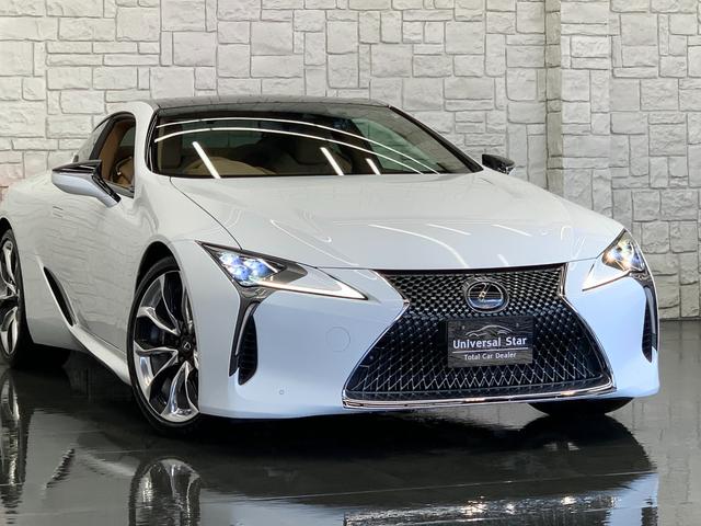 ＬＣ５００　Ｌパッケージ　マイナーチェンジ後期モデル／ＬＥＸＵＳセーフティシステム＋／純正ＯＰ２１インチ鍛造ＡＷ／オーカーインテリア／本革シート／パノラマガラスサンルーフ／３眼ＬＥＤヘッド／前後ドラレコ／ビルトインＥＴＣ２．０(7枚目)