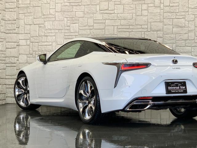 ＬＣ５００　Ｌパッケージ　マイナーチェンジ後期モデル／ＬＥＸＵＳセーフティシステム＋／純正ＯＰ２１インチ鍛造ＡＷ／オーカーインテリア／本革シート／パノラマガラスサンルーフ／３眼ＬＥＤヘッド／前後ドラレコ／ビルトインＥＴＣ２．０(47枚目)