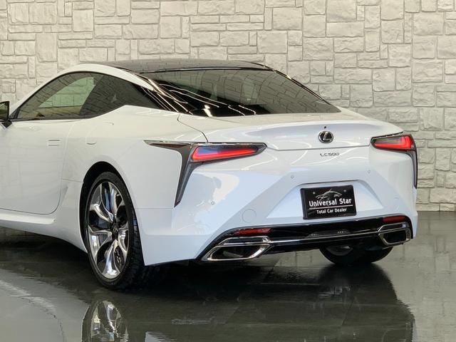 ＬＣ５００　Ｌパッケージ　マイナーチェンジ後期モデル／ＬＥＸＵＳセーフティシステム＋／純正ＯＰ２１インチ鍛造ＡＷ／オーカーインテリア／本革シート／パノラマガラスサンルーフ／３眼ＬＥＤヘッド／前後ドラレコ／ビルトインＥＴＣ２．０(57枚目)