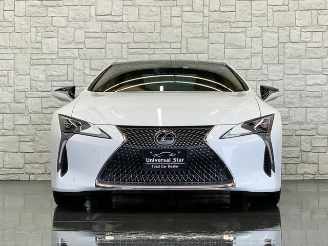 ＬＣ ＬＣ５００ｈ　Ｓパッケージ　ＬＥＸＵＳセーフティ＋／１オーナー車／禁煙車／屋内保管／マークレビンソン３Ｄサウンド／ＯＰ２１ＡＷ／ＣＦＲＰカーボンルーフ／カラーヘッドアップディスプレイ／本革＋アルカンターラ／ドラレコ／ＥＴＣ２．０（2枚目）