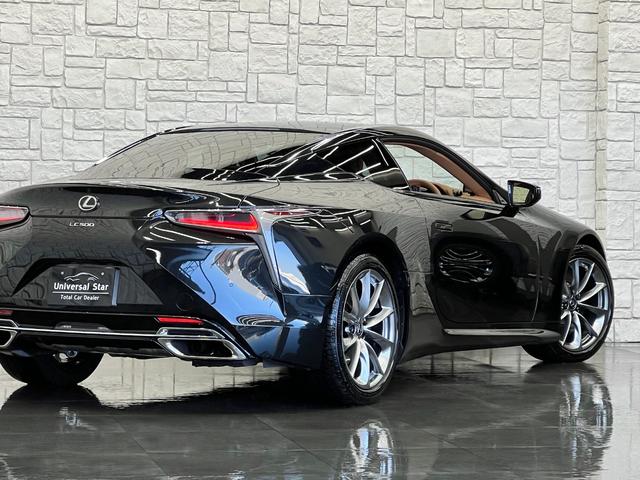 ＬＣ５００　Ｌパッケージ　令和４年後期モデル／ＬＥＸＵＳセーフティシステム＋／１オーナー／禁煙車／屋内保管車／マークレビンソン３Ｄサウンド／ＨＵＤヘッドアップディスプレイ／オーカーインテリア／本革／パノラマルーフ／ＥＴＣ２．０(56枚目)