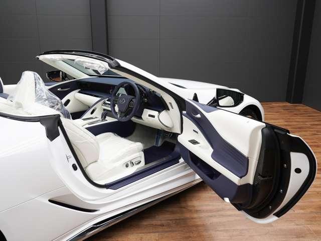 ＬＣ ＬＣ５００　コンバーチブル　ＬＥＸＵＳセーフティシステム＋Ａ／１オーナー／禁煙／屋内保管／走行５０００キロ／モデリスタエアロ／マリンブルー幌／ホワイト本革シート（シートエアコン＆ヒーター）／ＨＵＤヘッドアップディスプレイ／ＥＴＣ（64枚目）