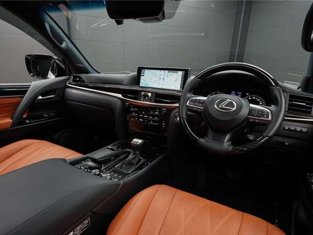 ＬＸ ＬＸ５７０ブラックシークエンス　後期モデル／ＬＥＸＵＳセーフティシステム＋Ａ／１オーナー／禁煙／屋内保管／モデリスタエアロ＆マフラー／ＯＰ２１インチＡＷ／Ｒエンターテイメント／本革／ＳＲ／ＣＯＯＬＢＯＸ／パノラマビューカメラ／ＥＴＣ（14枚目）