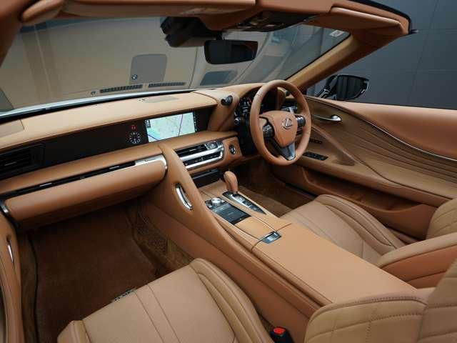 ＬＣ ＬＣ５００　コンバーチブル　ＬＥＸＵＳセーフティシステム＋Ａ／１オーナー車／禁煙車／屋内保管車／新品純正フロアマット／ＴＲＤパフォーマンスダンパー／ＯＰ鍛造２１ＡＷ／ウインドスクリーン／オーカー本革ベンチレーター／ＨＵＤ／ＥＴＣ（67枚目）