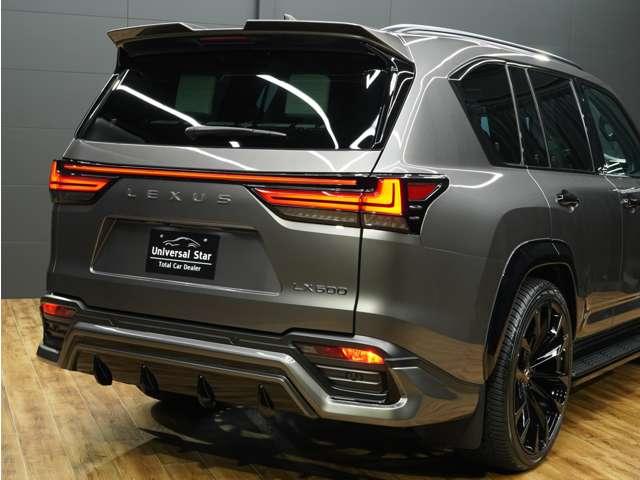 ＬＸ ＬＸ６００　オフロード　ＵＮＩＶＥＲＳＡＬＤＥＳＩＧＮコンプリートカスタム車両（エアロ／オーバーフェンダー／リアウイング／２４インチＡＷ）／１オーナー／禁煙／屋内保管／本革／ＳＲ／マクレビ／Ｒエンター／ＣＯＯＬＢＯＸ／ＥＴＣ（57枚目）