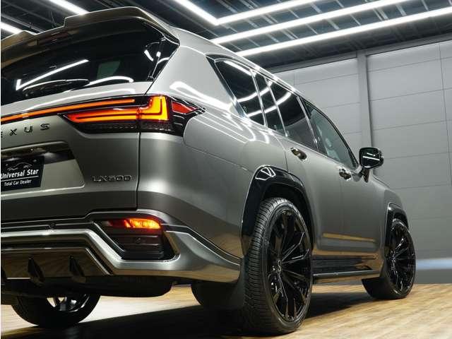 ＬＸ ＬＸ６００　オフロード　ＵＮＩＶＥＲＳＡＬＤＥＳＩＧＮコンプリートカスタム車両（エアロ／オーバーフェンダー／リアウイング／２４インチＡＷ）／１オーナー／禁煙／屋内保管／本革／ＳＲ／マクレビ／Ｒエンター／ＣＯＯＬＢＯＸ／ＥＴＣ（59枚目）