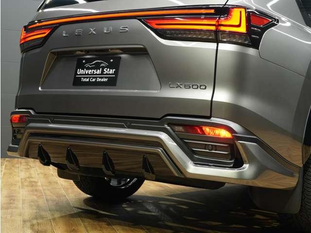 ＬＸ ＬＸ６００　オフロード　ＵＮＩＶＥＲＳＡＬＤＥＳＩＧＮコンプリートカスタム車両（エアロ／オーバーフェンダー／リアウイング／２４インチＡＷ）／１オーナー／禁煙／屋内保管／本革／ＳＲ／マクレビ／Ｒエンター／ＣＯＯＬＢＯＸ／ＥＴＣ（60枚目）