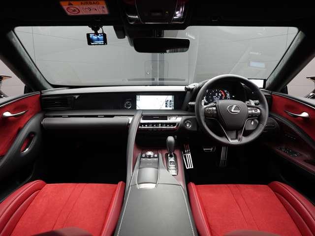 ＬＣ ＬＣ５００　Ｓパッケージ　令和３年後期モデル／１オーナー／禁煙／屋内保管車／ＬＥＸＵＳセーフティシステム＋／マークレビンソン／モデリスタエアロ／ＴＲＤエアロミラー／ＯＰ２１ｉｎ鍛造ホイール／トルセンＬＳＤ／ＨＵＤ／ＥＴＣ２．０（6枚目）
