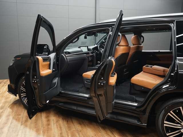 ＬＸ ＬＸ５７０ブラックシークエンス　令和３年１１月最終後期モデル／ＬＥＸＵＳセーフティシステム＋／モデリスタエアロ／ＯＰ２１ＩＮホイール／パノラマビューカメラ／本革（冷温機能付）／ＳＲ／ＣＯＯＬＢＯＸ／ＨＵＤ／ＥＴＣ２．０／Ｐバックドア（62枚目）