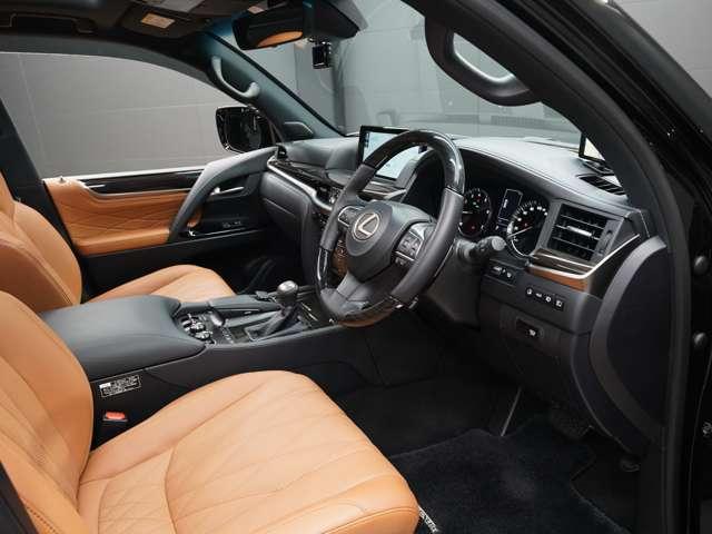 ＬＸ ＬＸ５７０ブラックシークエンス　令和３年１１月最終後期モデル／ＬＥＸＵＳセーフティシステム＋／モデリスタエアロ／ＯＰ２１ＩＮホイール／パノラマビューカメラ／本革（冷温機能付）／ＳＲ／ＣＯＯＬＢＯＸ／ＨＵＤ／ＥＴＣ２．０／Ｐバックドア（68枚目）