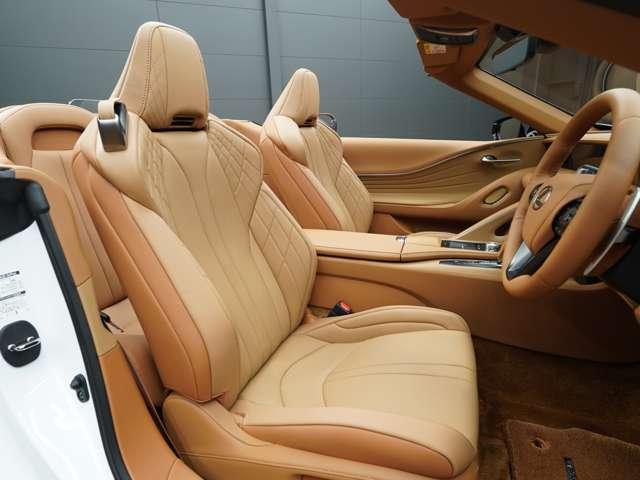 ＬＣ ＬＣ５００　コンバーチブル　令和５年後期モデル／走行２０００キロ／１オーナー車／禁煙車／屋内保管車／マークレビンソン／純正ＯＰ２１インチ鍛造ホイール／茶本革シート（冷温機能付）／アルカンターラメーターフード／ＨＵＤ／ＥＴＣ２．０（18枚目）