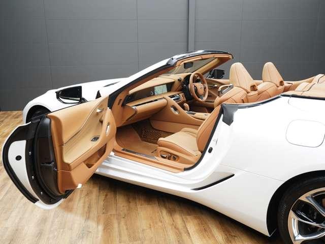 ＬＣ ＬＣ５００　コンバーチブル　令和５年後期モデル／走行２０００キロ／１オーナー車／禁煙車／屋内保管車／マークレビンソン／純正ＯＰ２１インチ鍛造ホイール／茶本革シート（冷温機能付）／アルカンターラメーターフード／ＨＵＤ／ＥＴＣ２．０（59枚目）
