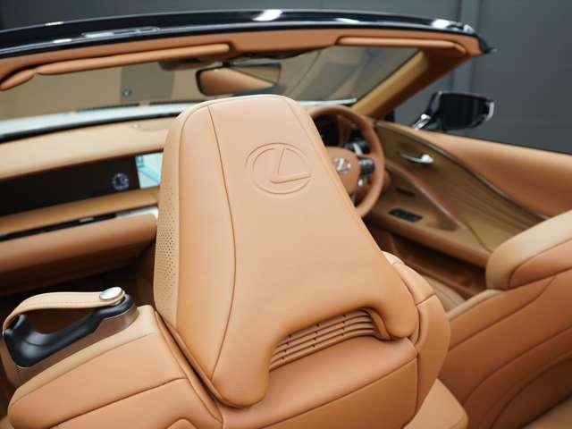 ＬＣ ＬＣ５００　コンバーチブル　令和５年後期モデル／走行２０００キロ／１オーナー車／禁煙車／屋内保管車／マークレビンソン／純正ＯＰ２１インチ鍛造ホイール／茶本革シート（冷温機能付）／アルカンターラメーターフード／ＨＵＤ／ＥＴＣ２．０（62枚目）