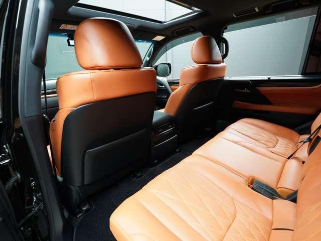 ＬＸ ＬＸ５７０ブラックシークエンス　特別仕様車／後期／ＬＥＸＵＳセーフティシステム＋／モデリスタエアロ／ＷＡＬＤ２２ＩＮホイール／パノラマビューカメラ／茶本革（冷温機能付）／サンルーフ／ＣＯＯＬＢＯＸ／ＨＵＤ／ＥＴＣ２．０／Ｐバックドア（77枚目）