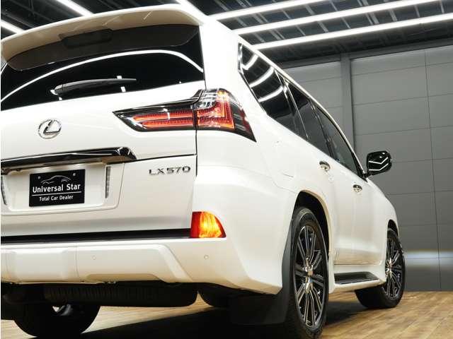 ＬＸ ＬＸ５７０ブラックシークエンス　令和３年４月最終後期モデル／ＬＥＸＵＳセーフティシステム＋／モデリスタエアロ／ＯＰ２１ＩＮホイール／パノラマビューカメラ／黒本革（冷温機能付）／ＳＲ／ＣＯＯＬＢＯＸ／ＨＵＤ／ＥＴＣ２．０／Ｐバックドア（57枚目）