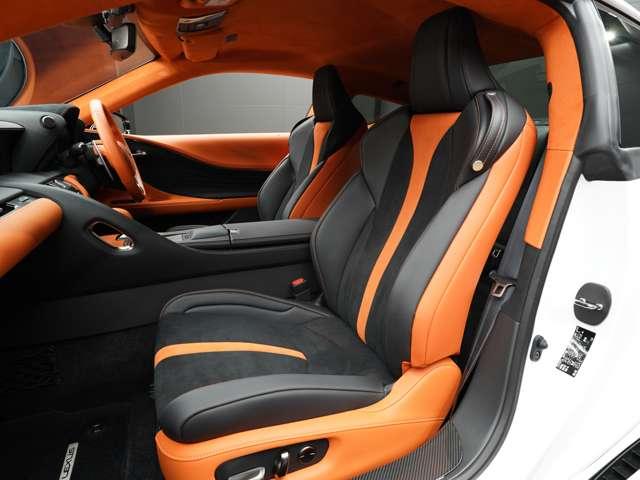 LC LC500 Sパッケージ 令和4年11月後期モデル/走行3200キロ/1オーナー車/禁煙車/屋内保管/LEXUSセーフティシステム+/オレンジ内装/OP21in鍛造ホイール/CFRPルーフ/トルセンLSD/HUD/ETC2.0(18枚目)