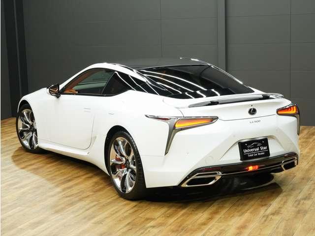 LC LC500 Sパッケージ 令和4年11月後期モデル/走行3200キロ/1オーナー車/禁煙車/屋内保管/LEXUSセーフティシステム+/オレンジ内装/OP21in鍛造ホイール/CFRPルーフ/トルセンLSD/HUD/ETC2.0(46枚目)
