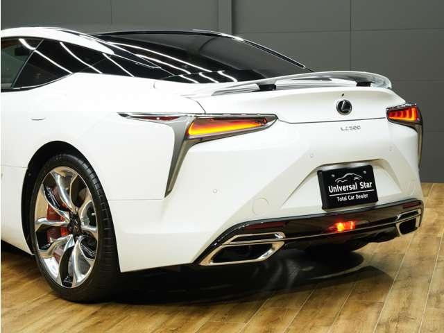 LC LC500 Sパッケージ 令和4年11月後期モデル/走行3200キロ/1オーナー車/禁煙車/屋内保管/LEXUSセーフティシステム+/オレンジ内装/OP21in鍛造ホイール/CFRPルーフ/トルセンLSD/HUD/ETC2.0(48枚目)