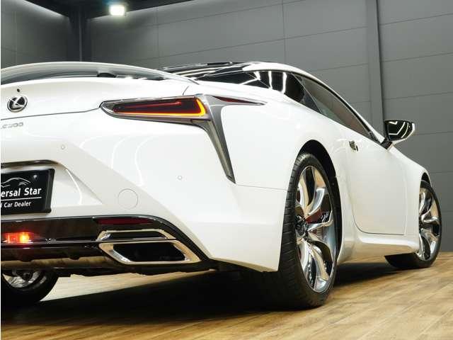 LC LC500 Sパッケージ 令和4年11月後期モデル/走行3200キロ/1オーナー車/禁煙車/屋内保管/LEXUSセーフティシステム+/オレンジ内装/OP21in鍛造ホイール/CFRPルーフ/トルセンLSD/HUD/ETC2.0(58枚目)