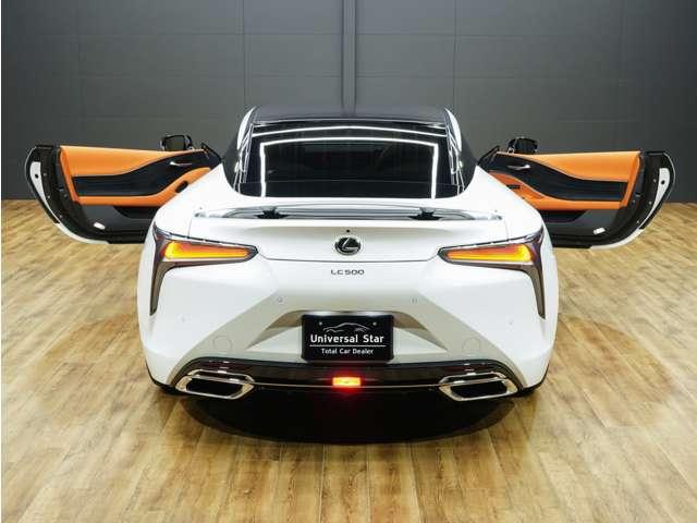 LC LC500 Sパッケージ 令和4年11月後期モデル/走行3200キロ/1オーナー車/禁煙車/屋内保管/LEXUSセーフティシステム+/オレンジ内装/OP21in鍛造ホイール/CFRPルーフ/トルセンLSD/HUD/ETC2.0(60枚目)