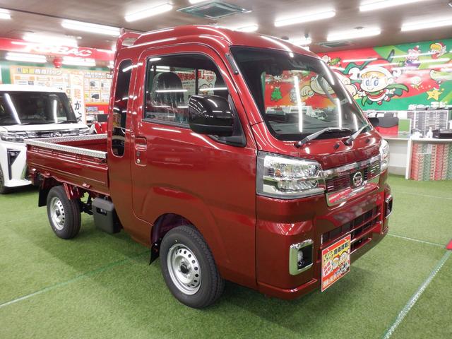 ハイゼットトラック ジャンボエクストラ４ＷＤ　ＣＶＴ新車未登録シマイタｖｅｒ　選べるカラー９インチディスプレイオーディオ　バックカメラ　デジタルインナミラー　ワイドバイザー　フロアマット　大型フロントマッドフラップ　ＴＶ視聴ＯＫ　スマアシ　クリソナ　ＬＥＤヘッド＆フォグ＆作業灯（63枚目）