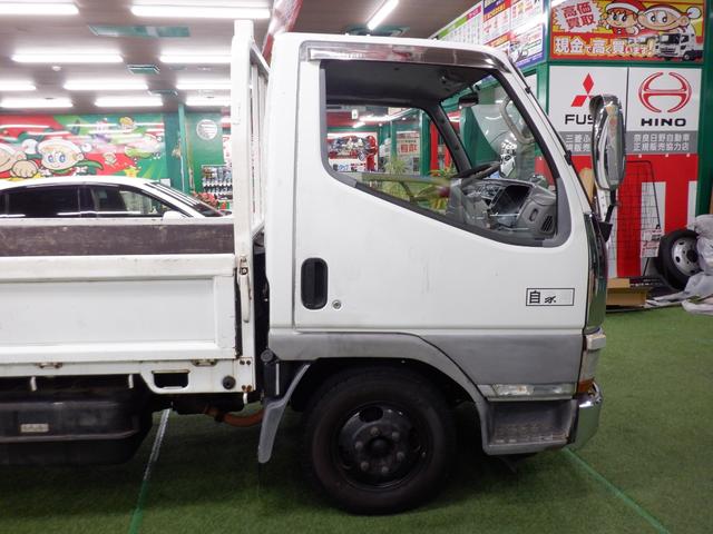キャンター 全低床１．５トン平ボディー　オートマチック４ナンバー　奈良県産自社顧客下取車　平床ボディー全低床１．５トン　３方開　オートマチック　エアコン　パワーウィンド　ＬＥＤヘッド　ＥＴＣ　ＮＯＸ・ＰＭ外　４Ｍ４０エンジン（8枚目）