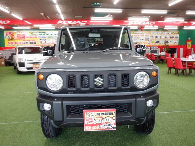 ジムニー XC 4AT 4WD セーフティーサポート 届出済未使用車 衝突軽減ブレーキ機能 シートヒーター プッシュスタート ミディアムグレー(2枚目)