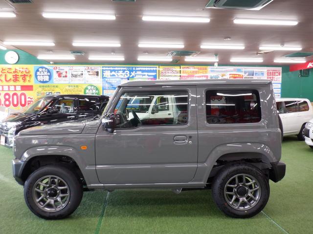 ジムニー XC 4AT 4WD セーフティーサポート 届出済未使用車 衝突軽減ブレーキ機能 シートヒーター プッシュスタート ミディアムグレー(5枚目)