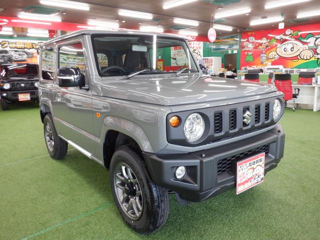 ジムニー XC 4AT 4WD セーフティーサポート 届出済未使用車 衝突軽減ブレーキ機能 シートヒーター プッシュスタート ミディアムグレー(6枚目)