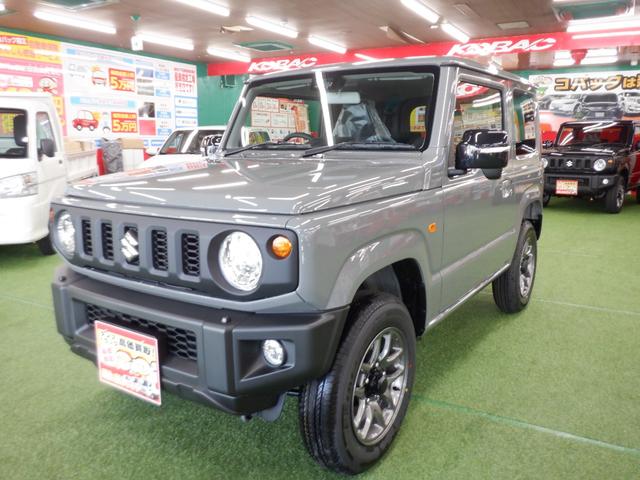 ジムニー XC 4AT 4WD セーフティーサポート 届出済未使用車 衝突軽減ブレーキ機能 シートヒーター プッシュスタート ミディアムグレー(7枚目)