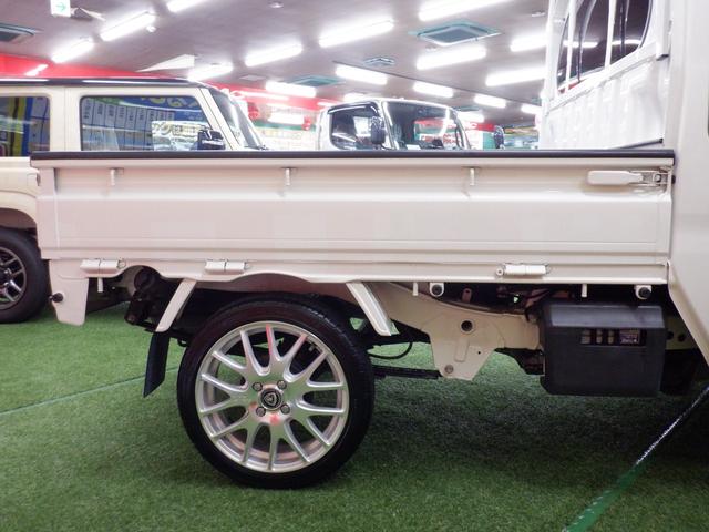 ハイゼットトラック ジャンボ 4AT ナビTVバックカメラETC ブラウン&木目 奈良県産ワンオーナー2WD オートマ レザー調ブラウンシートカバー&キャビンラゲッジ 木目コンビステアリング&木目インパネ 社外アルミ キーレスキー LEDヘッド&フォグ メッキミラーカバー(21枚目)