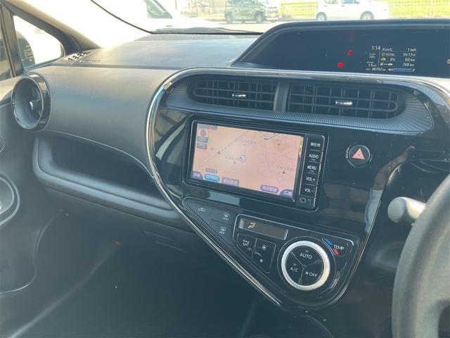 アクア S ワンセグナビ バックカメラ Bluetooth接続 レーンキープアシスト 15インチアルミホイール オートライト オートハイビーム キーレス プッシュスタート ETC(18枚目)