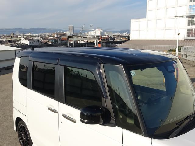 Ｎ－ＢＯＸカスタム 現行ターボコーディネートスタイル白黒ツートンホンダセンシング　９インチＴＶナビ・パールホワイト＆ブラックルーツ・シートヒーター付フルレザー調シート・両側電動スライド・シートバックテーブル・レザーステアリング・バックカメラ・オートクルーズ・ドラコ・ＬＥＤフォグ（15枚目）