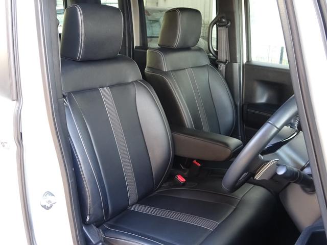 Ｎ－ＢＯＸカスタム 現行ターボコーディネートスタイル白黒ツートンホンダセンシング　９インチＴＶナビ・パールホワイト＆ブラックルーツ・シートヒーター付フルレザー調シート・両側電動スライド・シートバックテーブル・レザーステアリング・バックカメラ・オートクルーズ・ドラコ・ＬＥＤフォグ（40枚目）