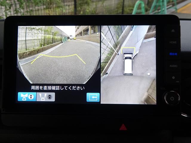 Ｎ－ＢＯＸカスタム ターボ白黒ツートンカラー９型ナビ全方位カメラ１７インチ車高調　・ＯＰ全方位カメラ・９インチＴＶナビ・車高調・１７インチワイドホイル・ワイドフェンダー加工・シートヒーター付ハーフレザー調シート・シートバックテーブル・両側電動スライド・電子パーキング・ドラレコ（27枚目）