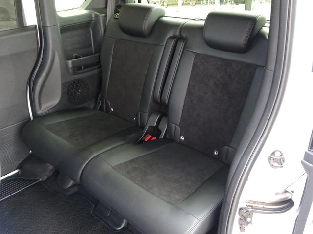 Ｎ－ＢＯＸカスタム ターボ白黒ツートンカラー９型ナビ全方位カメラ１７インチ車高調　・ＯＰ全方位カメラ・９インチＴＶナビ・車高調・１７インチワイドホイル・ワイドフェンダー加工・シートヒーター付ハーフレザー調シート・シートバックテーブル・両側電動スライド・電子パーキング・ドラレコ（49枚目）