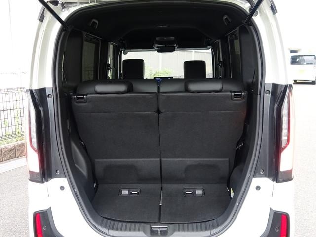 Ｎ－ＢＯＸカスタム ターボ白黒ツートンカラー９型ナビ全方位カメラ１７インチ車高調　・ＯＰ全方位カメラ・９インチＴＶナビ・車高調・１７インチワイドホイル・ワイドフェンダー加工・シートヒーター付ハーフレザー調シート・シートバックテーブル・両側電動スライド・電子パーキング・ドラレコ（54枚目）