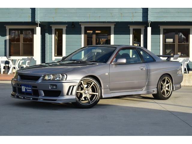 25GTターボ 純正5速マニュアル TEIN車高調 ブリッツブーストコントローラー 3連メーター ブローオフバルブ 柿本マフラー 可変マフラー GT-R用18インチAW(3枚目)