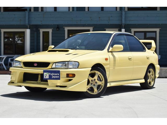 インプレッサ ＷＲＸ　ＳＴｉバージョンＶＩ　エアロフロントバンパー　ＦＲＰフェンダー　ブースト計　純正ＭＯＭＯステアリング　ターボタイマー　アペックスエアクリーナー　純正１６インチＡＷ（3枚目）