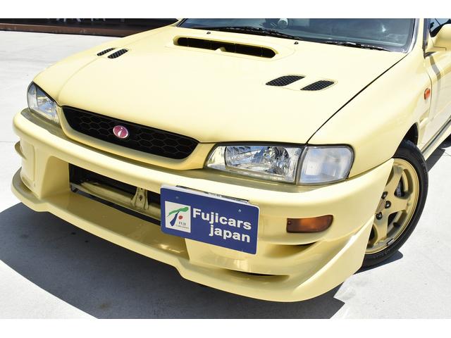 インプレッサ ＷＲＸ　ＳＴｉバージョンＶＩ　エアロフロントバンパー　ＦＲＰフェンダー　ブースト計　純正ＭＯＭＯステアリング　ターボタイマー　アペックスエアクリーナー　純正１６インチＡＷ（5枚目）